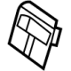 Mercedes-Benz 223-868-07-00-7P82 Seat Belt Guide Mercedes-Benz 223-868-07-00-7P82 Seat Belt Guide