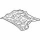 Mercedes-Benz 203-610-08-61 Center Floor Pan Mercedes-Benz 203-610-08-61 Center Floor Pan