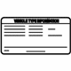 Mercedes-Benz 251-817-05-20 INFORMATION LABEL Mercedes-Benz 251-817-05-20 INFORMATION LABEL