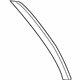 Mercedes-Benz 204-671-00-50 Back Glass Insulator Mercedes-Benz 204-671-00-50 Back Glass Insulator