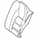 Mercedes-Benz 207-920-25-00 Seat Back Pad Mercedes-Benz 207-920-25-00 Seat Back Pad