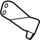 Mercedes-Benz 167-492-57-00 Catalytic Converter Bracket Mercedes-Benz 167-492-57-00 Catalytic Converter Bracket