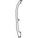 Mercedes-Benz 294-722-01-00 Front Weatherstrip Mercedes-Benz 294-722-01-00 Front Weatherstrip