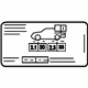 Mercedes-Benz 171-584-41-17 Label Mercedes-Benz 171-584-41-17 Label