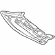 Mercedes-Benz 212-520-23-23 Front Deflector Mercedes-Benz 212-520-23-23 Front Deflector