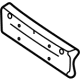 Mercedes-Benz 167-880-34-05 License Bracket Mercedes-Benz 167-880-34-05 License Bracket