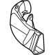 Mercedes-Benz 190-639-03-00 BRAKE AIR DUCT Mercedes-Benz 190-639-03-00 BRAKE AIR DUCT