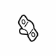 Mercedes-Benz 204-740-01-14 Lift Cylinder Bracket Mercedes-Benz 204-740-01-14 Lift Cylinder Bracket