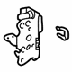 Mercedes-Benz 463-730-09-35 Lock Assembly