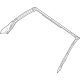 Mercedes-Benz 190-620-80-01 Sealing Frame Mercedes-Benz 190-620-80-01 Sealing Frame