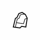Mercedes-Benz 251-924-03-37-7E94 Inner Cover Mercedes-Benz 251-924-03-37-7E94 Inner Cover