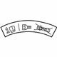 Mercedes-Benz 170-584-10-38 Label Mercedes-Benz 170-584-10-38 Label