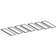 Mercedes-Benz 163-780-08-21 Sunroof Panel Mercedes-Benz 163-780-08-21 Sunroof Panel