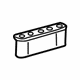 Mercedes-Benz 163-782-00-11 Slide Mount Plate Mercedes-Benz 163-782-00-11 Slide Mount Plate