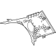 Mercedes-Benz 243-690-68-00-8T92 TRIM, D-PILLAR