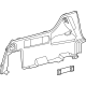 Mercedes-Benz 243-690-21-00-9E07 TRIM, LOAD COMPARTMENT