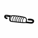 Mercedes-Benz 220-757-01-29 Hinge Spring Mercedes-Benz 220-757-01-29 Hinge Spring