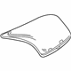 Mercedes-Benz 220-690-29-25-9C24 Trunk Lid Trim Mercedes-Benz 220-690-29-25-9C24 Trunk Lid Trim