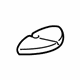 Mercedes-Benz 211-680-10-84-9B51 Lock Cover Mercedes-Benz 211-680-10-84-9B51 Lock Cover