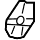 Mercedes-Benz 463-921-09-00-8T92 CAP, COVER, SEAT FRAME Mercedes-Benz 463-921-09-00-8T92 CAP, COVER, SEAT FRAME