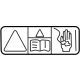Mercedes-Benz 000-817-90-06 Battery Label Mercedes-Benz 000-817-90-06 Battery Label