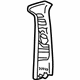 Mercedes-Benz 163-690-61-25-7F15 Upper Center Pillar Trim Mercedes-Benz 163-690-61-25-7F15 Upper Center Pillar Trim