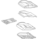 Mercedes-Benz 190-910-23-10-1B82 Cushion Assembly Mercedes-Benz 190-910-23-10-1B82 Cushion Assembly