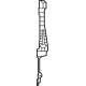 Mercedes-Benz 296-545-13-00 Control Module Bracket Mercedes-Benz 296-545-13-00 Control Module Bracket