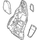 Mercedes-Benz 232-910-34-05-8U25 BACKREST SHELL