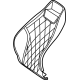 Mercedes-Benz 232-910-17-00-3D66 Cover, Driver Seat Backrest