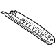 Mercedes-Benz 232-770-46-00-1D35 Header Trim Mercedes-Benz 232-770-46-00-1D35 Header Trim