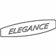 Mercedes-Benz 204-817-26-20 Nameplate Mercedes-Benz 204-817-26-20 Nameplate