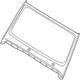 Mercedes-Benz 463-671-27-00 Windshield Frame Mercedes-Benz 463-671-27-00 Windshield Frame