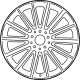 Mercedes-Benz 205-401-13-00-7X21 Wheel, Alloy Mercedes-Benz 205-401-13-00-7X21 Wheel, Alloy