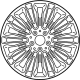 Mercedes-Benz 205-401-15-01-7X23 Wheel, Alloy Mercedes-Benz 205-401-15-01-7X23 Wheel, Alloy