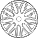 Mercedes-Benz 205-401-59-00-64-7X71 Wheel, Alloy Mercedes-Benz 205-401-59-00-64-7X71 Wheel, Alloy