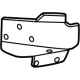 Mercedes-Benz 297-625-27-00 Cowl Panel Extension Mercedes-Benz 297-625-27-00 Cowl Panel Extension