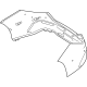 Mercedes-Benz 118-885-33-03-9999 Bumper Cover Mercedes-Benz 118-885-33-03-9999 Bumper Cover