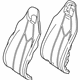 Mercedes-Benz 171-910-27-47-7G17 PARTS KIT, BACKREST COVER Mercedes-Benz 171-910-27-47-7G17 PARTS KIT, BACKREST COVER