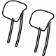 Mercedes-Benz 164-970-17-50-7E79 Headrest Mercedes-Benz 164-970-17-50-7E79 Headrest