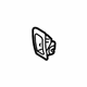 Mercedes-Benz 164-924-00-37-7E94 Child Seat Bracket Cap Mercedes-Benz 164-924-00-37-7E94 Child Seat Bracket Cap