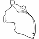 Mercedes-Benz 251-884-09-22 Fender Liner Mercedes-Benz 251-884-09-22 Fender Liner