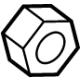 Mercedes-Benz 004-990-52-50-64 HEXAGON NUT Mercedes-Benz 004-990-52-50-64 HEXAGON NUT