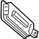 Mercedes-Benz 000-906-43-01-1D03 LOAD COMPARTMENT LAMP Mercedes-Benz 000-906-43-01-1D03 LOAD COMPARTMENT LAMP