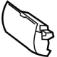 Mercedes-Benz 206-920-69-00 Lower Pad Mercedes-Benz 206-920-69-00 Lower Pad