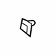 Mercedes-Benz 203-885-00-26-9744 Tow Bracket Cover Mercedes-Benz 203-885-00-26-9744 Tow Bracket Cover