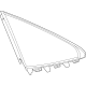 Mercedes-Benz 290-670-05-00 Quarter Glass Mercedes-Benz 290-670-05-00 Quarter Glass