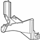 Mercedes-Benz 212-500-15-16 Lower Duct Mercedes-Benz 212-500-15-16 Lower Duct