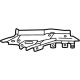 Mercedes-Benz 295-620-96-01 Upper Reinforcement Mercedes-Benz 295-620-96-01 Upper Reinforcement