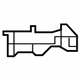 Mercedes-Benz 204-991-03-98 Drip Molding Front Clip Mercedes-Benz 204-991-03-98 Drip Molding Front Clip